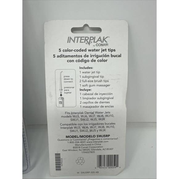 Interplak by Conair Opticlean Power Plaque Remover Rechargeable RTGX NEW + Tips - Picture 3 of 7